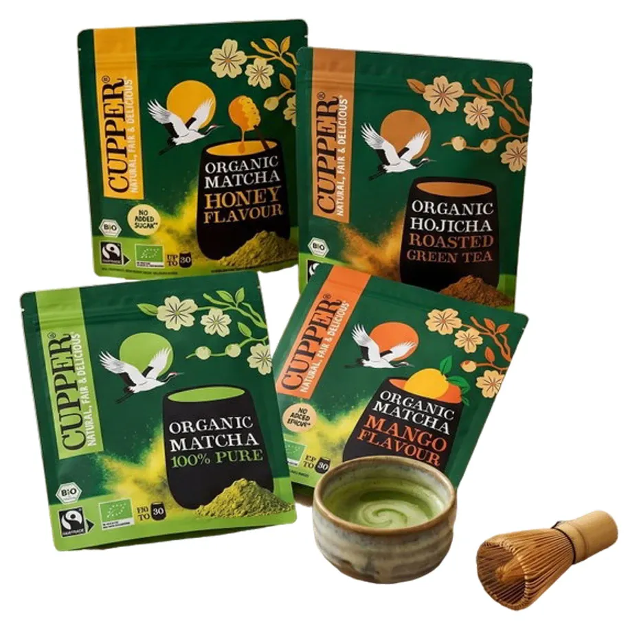 Matcha y Hojicha ecológicos
