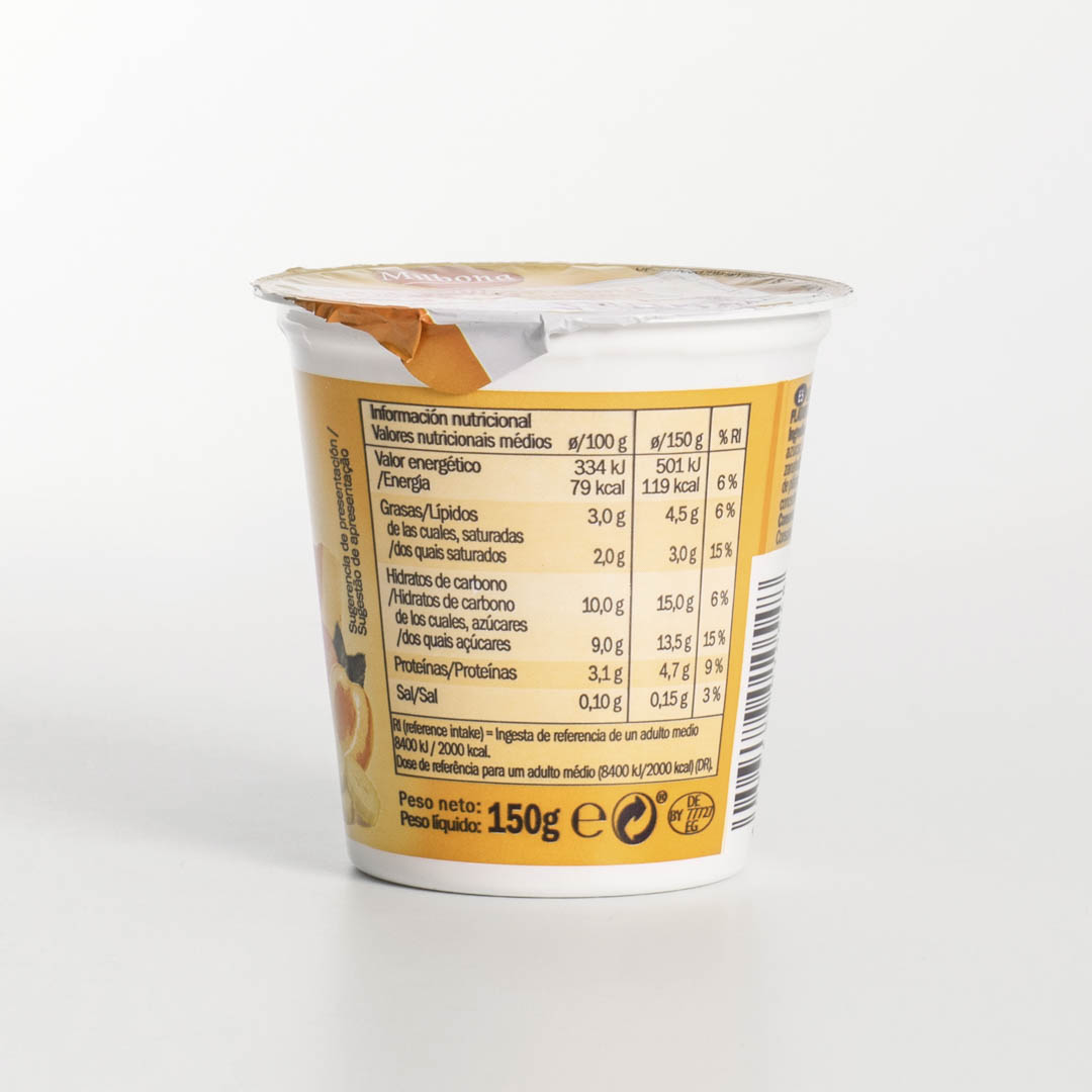 Yogur sin lactosa natural - Milbona