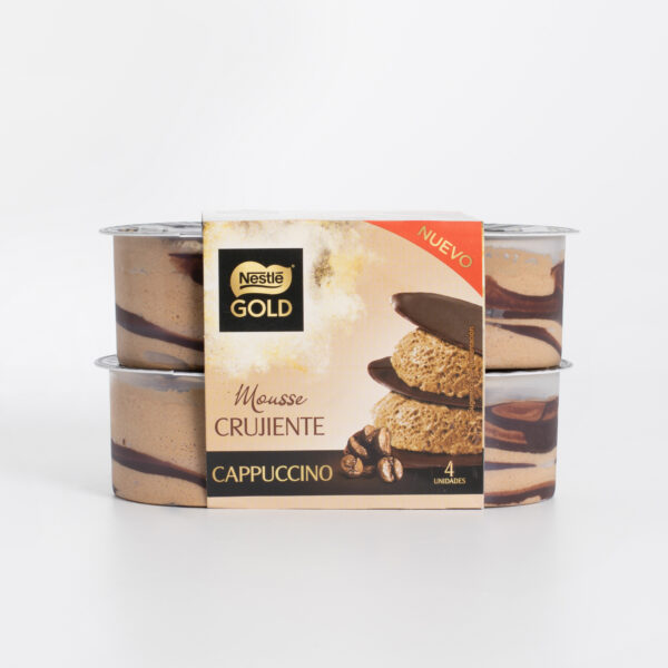 Mousse Crujiente Cappuccino Nestlé Gold