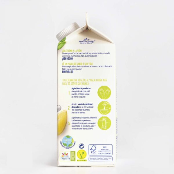 Alpro alternativa vegetal yogur limón