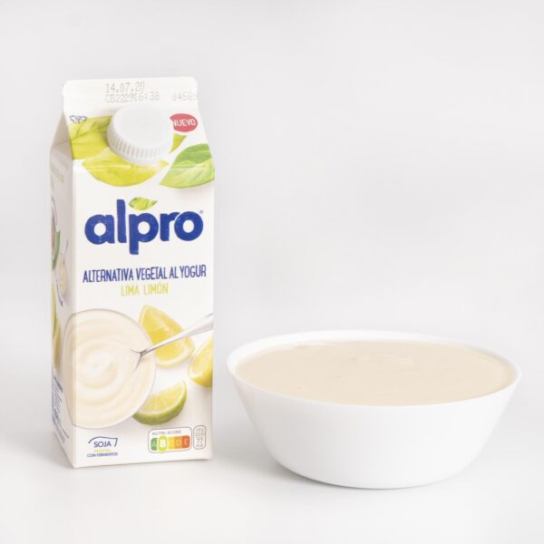 Alpro alternativa vegetal yogur limón