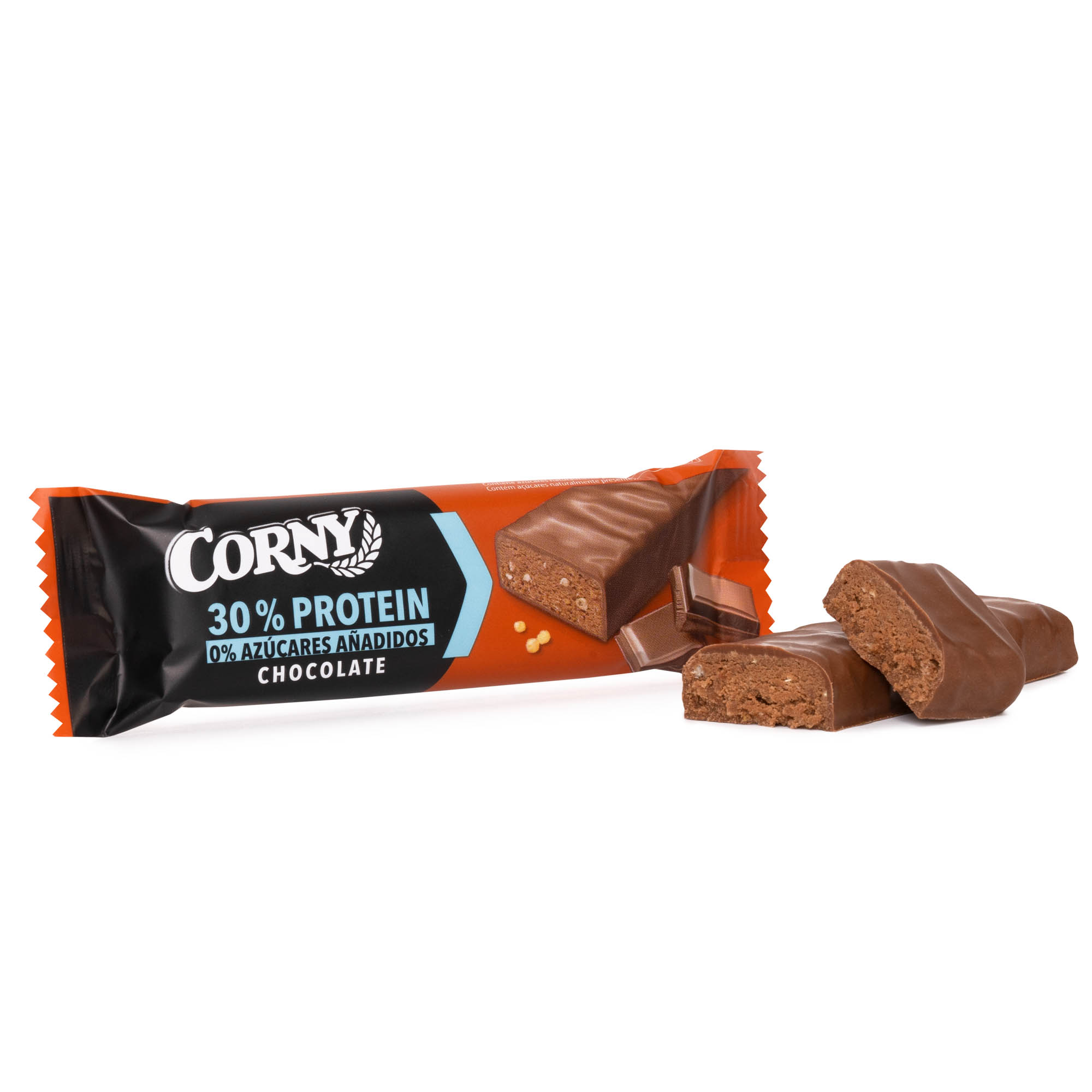 barrita proteína chocolate Corny