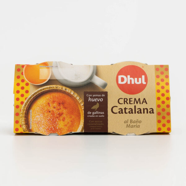Crema catalana sin gluten Dhul