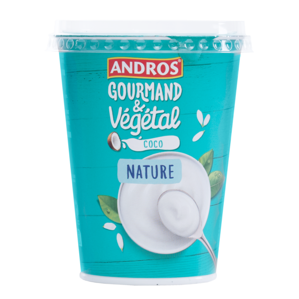 Yogur natural vegano Andros Gourmand & Vegetal